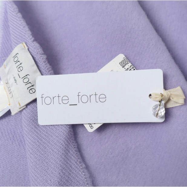 新品 forte_forte フォルテ フォルテ 10770 my scalf ニットカラーマフラー 871-88406 PURPLE 定価47,300円 フリンジ ウール 大判 |  | 02