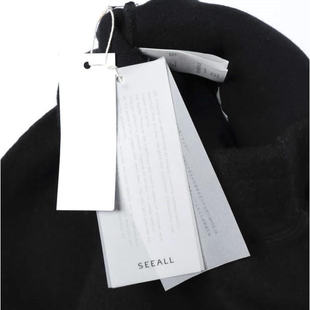 新品 SEEALL シーオール 25AW CROPPED BUGGY SWEAT PANTS ヤクウール クロップドバギースウェットパンツ SAW51 SW903 MM-001 S BLACK |  | 02