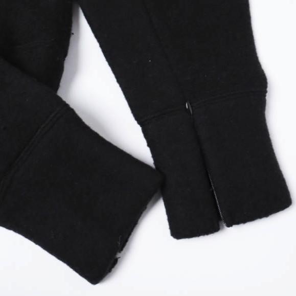 新品 SEEALL シーオール 25AW 日本製 SLIT SLEEVE SWEAT ヤクウール スリットスリーブスウェット SAW51 SW901 MM-001 M BLACK 定価40,700円 |  | 05