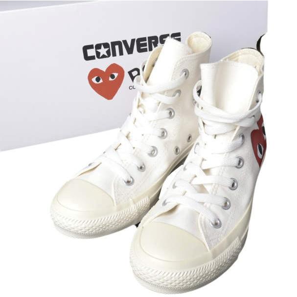 新品 PLAY COMME des GARCONS x CONVERSE ALL STAR CHUCK TAYLOR HI 