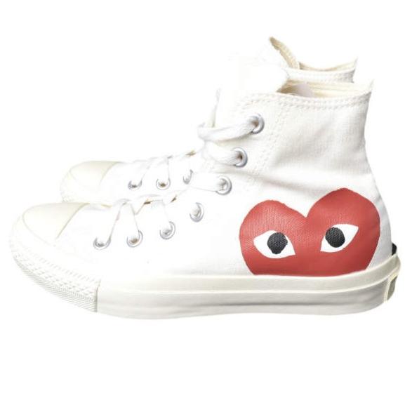 新品 PLAY COMME des GARCONS x CONVERSE ALL STAR CHUCK TAYLOR HI
