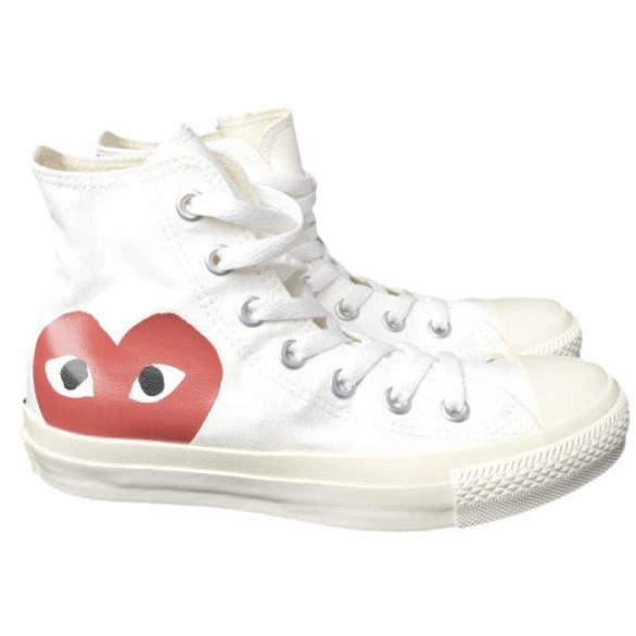 新品 PLAY COMME des GARCONS x CONVERSE ALL STAR CHUCK TAYLOR HI 