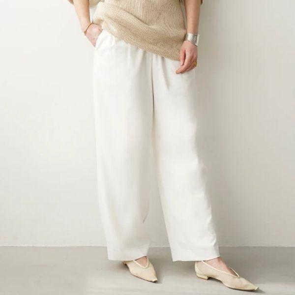 新品 CLANE クラネ BASIC TUCK PANTS ベーシックタックパンツ 14110-7202 1 WHITE 2タック ワイド ボトムス g27276 |  | 02
