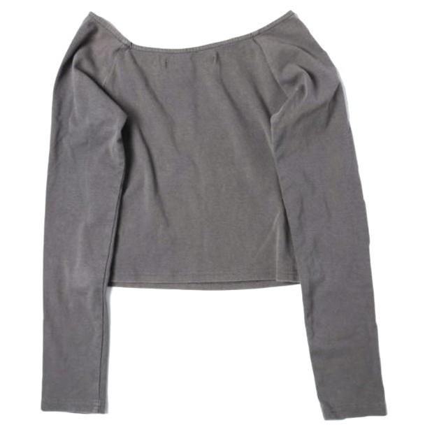 Praying プレイング 25SS Not God Top ボートネックロングスリーブTシャツ PRAY24046-B S GRAY 長袖 カットソー トップス g27283 |  | 01