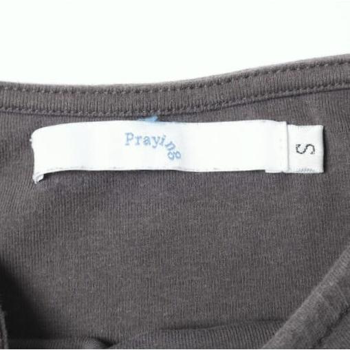 Praying プレイング 25SS Not God Top ボートネックロングスリーブTシャツ PRAY24046-B S GRAY 長袖 カットソー トップス g27283 |  | 03