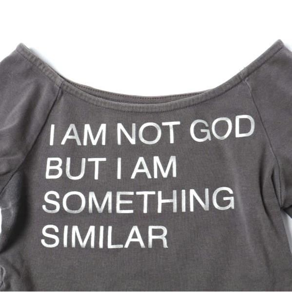 Praying プレイング 25SS Not God Top ボートネックロングスリーブTシャツ PRAY24046-B S GRAY 長袖 カットソー トップス g27283 |  | 04
