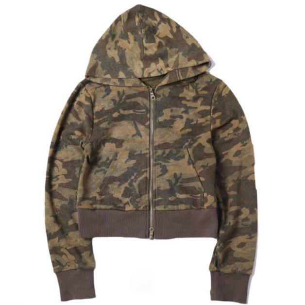 Oriens JOURNAL STANDARD オリエンス ジャーナルスタンダード 24AW カモフラージュクロップドフーディー 24070421719030 OLIVE パーカー | 