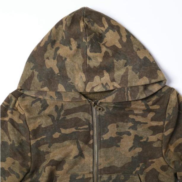 Oriens JOURNAL STANDARD オリエンス ジャーナルスタンダード 24AW カモフラージュクロップドフーディー 24070421719030 OLIVE パーカー |  | 03