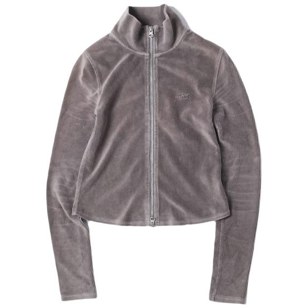 KITH NYC キスニューヨークシティ 25AW Women Ina Track Zip ウィメンズ ベロアコーデュロイ トラックジップジャケット XS Hematite | 