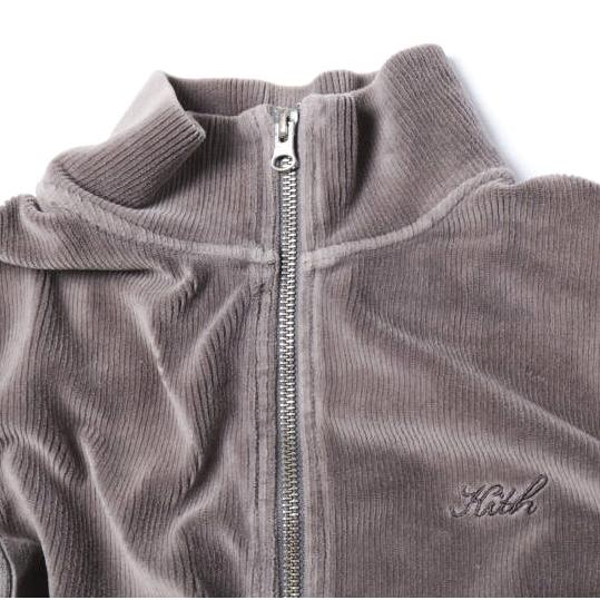 KITH NYC キスニューヨークシティ 25AW Women Ina Track Zip ウィメンズ ベロアコーデュロイ トラックジップジャケット XS Hematite |  | 03
