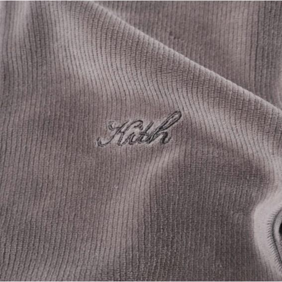KITH NYC キスニューヨークシティ 25AW Women Ina Track Zip ウィメンズ ベロアコーデュロイ トラックジップジャケット XS Hematite |  | 04