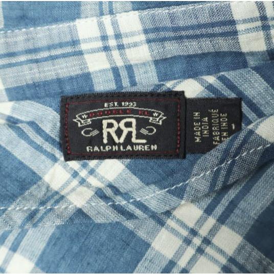RRL ダブルアールエル プラッドコットンボイルラップドレス 282900650001 1 Blue Double RL レディース チェック ワンピース 定価72,600円 |  | 03