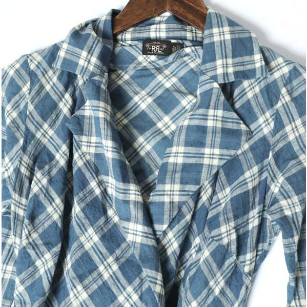 RRL ダブルアールエル プラッドコットンボイルラップドレス 282900650001 1 Blue Double RL レディース チェック ワンピース 定価72,600円 |  | 04