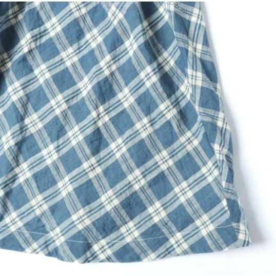 RRL ダブルアールエル プラッドコットンボイルラップドレス 282900650001 1 Blue Double RL レディース チェック ワンピース 定価72,600円 |  | 07