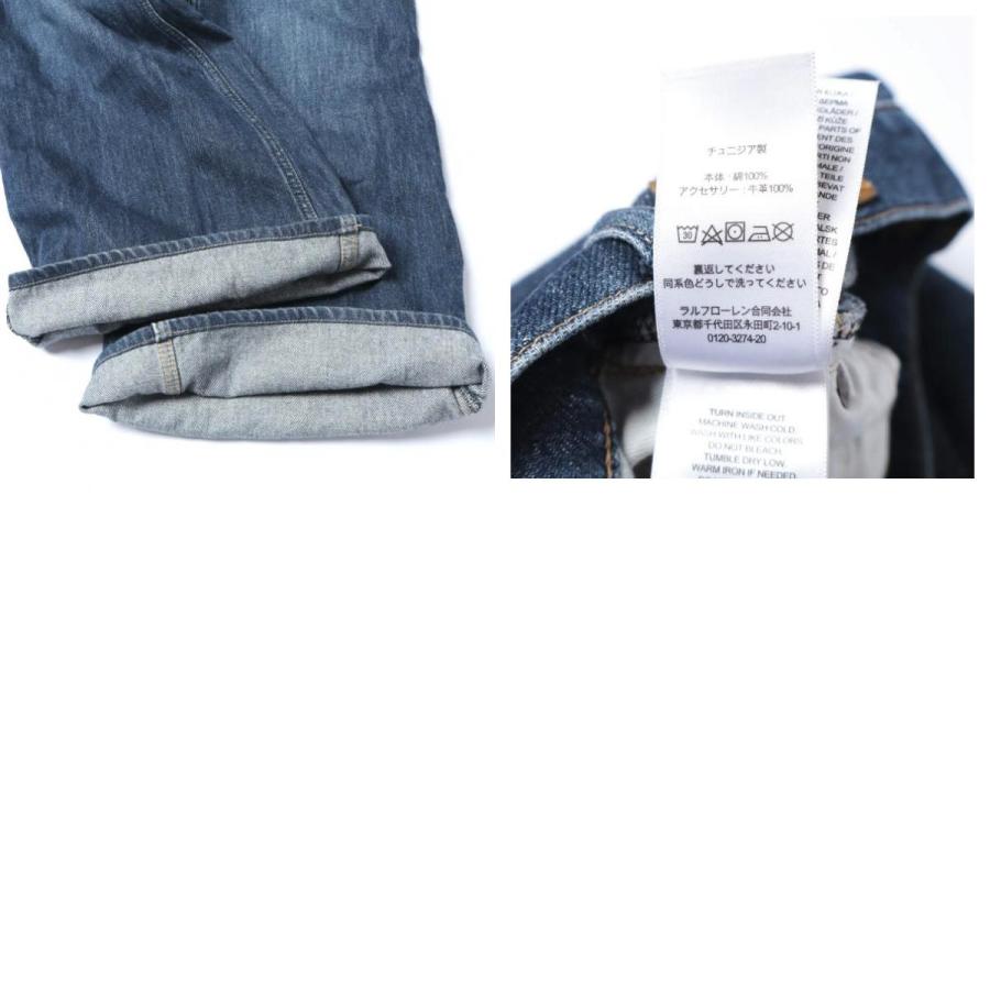 POLO RALPH LAUREN ポロ・ラルフローレン ハイライズワイドレッグジーンズ 25 INDIGO 定価40,700円 ジップフライ デニムパンツ ボトムス |  | 09