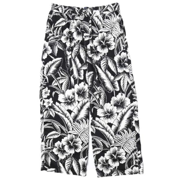 POLO RALPH LAUREN ポロ・ラルフローレン ボタニカルプリントイージーパンツ 211839151001 XS BLACK/WHITE 定価45,100円 ボトムス g27293 | 