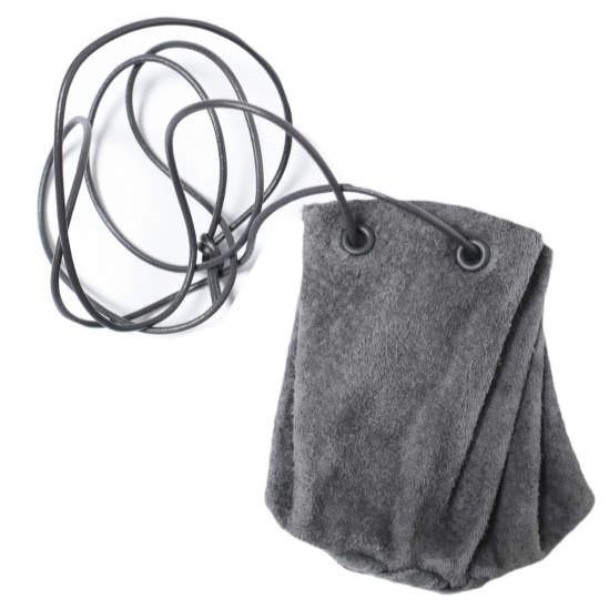 Hender Scheme エンダースキーマ air dimple ネックストラップ型 巾着 DARK GRAY ピッグスエード ネックレス アクセサリー g27316 |  | 01