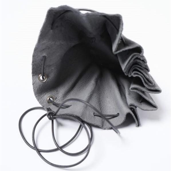 Hender Scheme エンダースキーマ air dimple ネックストラップ型 巾着 DARK GRAY ピッグスエード ネックレス アクセサリー g27316 |  | 03