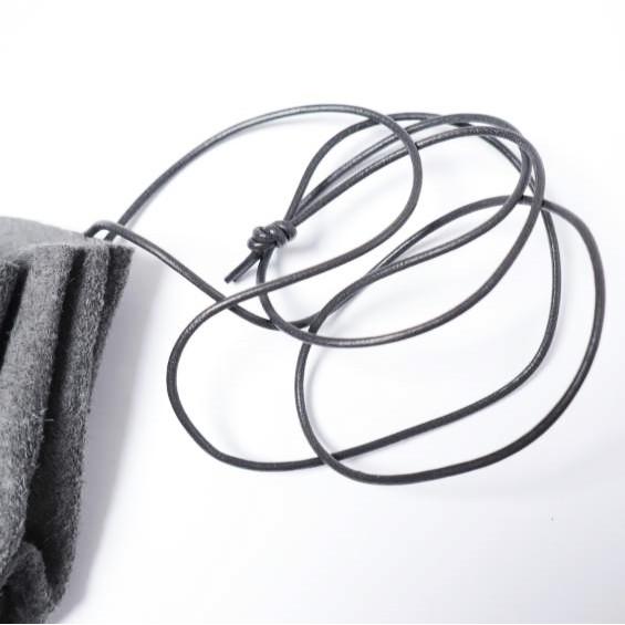 Hender Scheme エンダースキーマ air dimple ネックストラップ型 巾着 DARK GRAY ピッグスエード ネックレス アクセサリー g27316 |  | 04