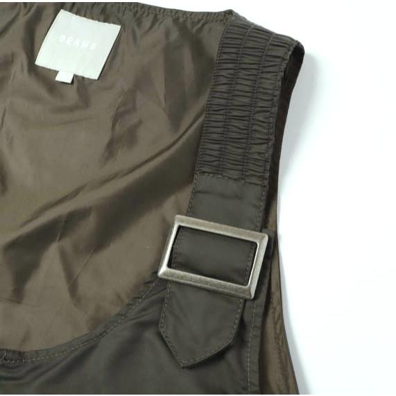 BEAMS ビームス ピーチクロスベスト 11-06-0510-139 M OLIVE ジレ トップス g27320 |  | 04
