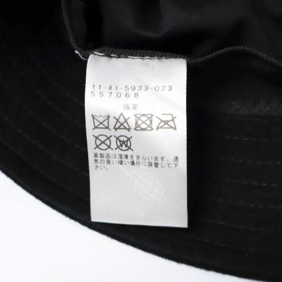 BEAMS ビームス ピッグスエード バケットハット 11-41-5933-023 Free BLACK レザー 帽子 g27321 |  | 08