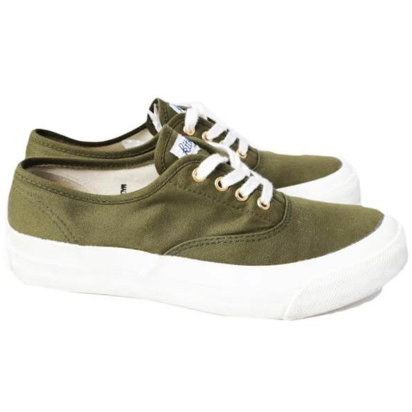 MAISON KITSUNE メゾンキツネ 日本製 CANVAS SNEAKERS キャンバススニーカー 36(22.5cm) OLIVE スニーカー シューズ g27322 |  | 02