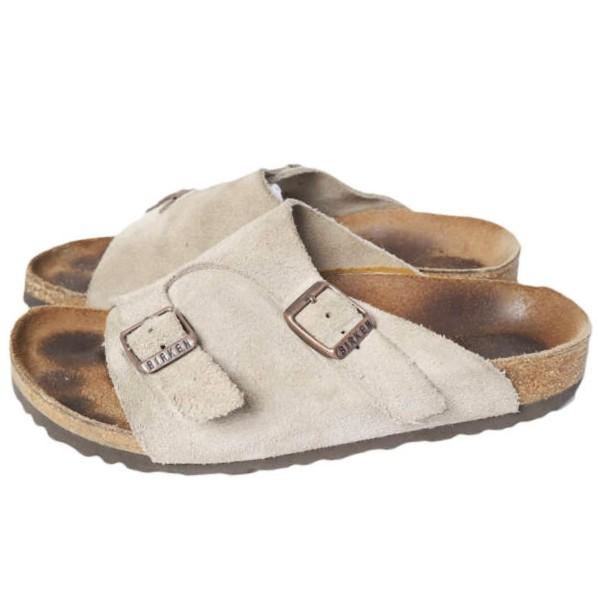 BIRKENSTOCK ビルケンシュトック ドイツ製 SUEDE ZURICH スエード チューリッヒ 36(23cm) TAUPE ストラップサンダル ナロー幅 シューズ |  | 01