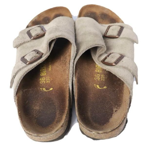 BIRKENSTOCK ビルケンシュトック ドイツ製 SUEDE ZURICH スエード チューリッヒ 36(23cm) TAUPE ストラップサンダル ナロー幅 シューズ |  | 03