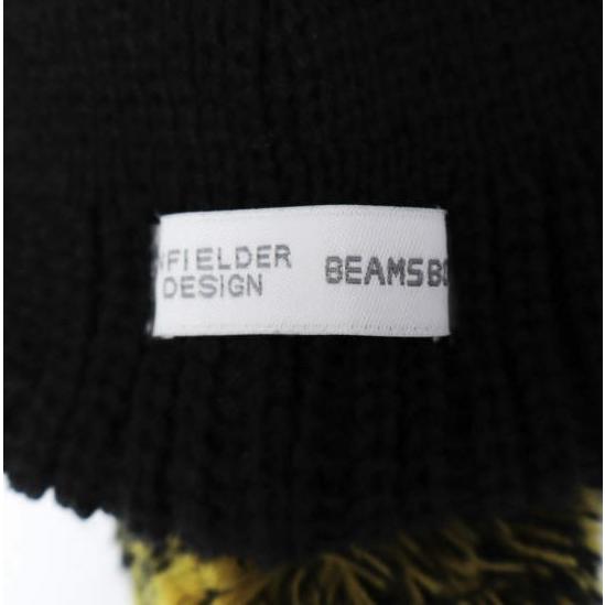 INFIELDER DESIGN x BEAMS BOY インフィールダーデザイン ビームスボーイ ボーダーポンポンニットキャップ BLACK/YELLOW ワッチキャップ |  | 06