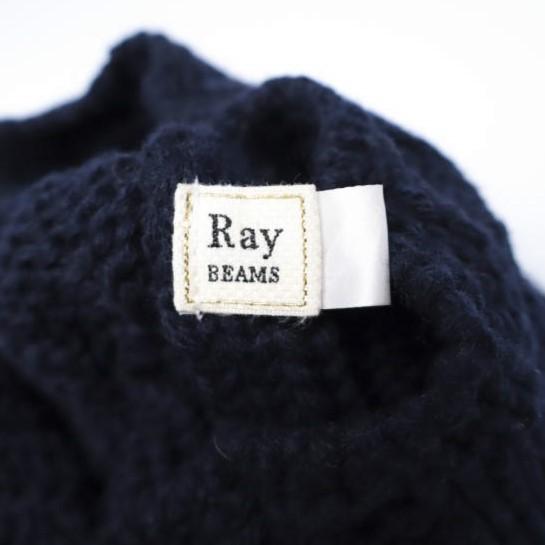 Ray BEAMS レイビームス ケーブル編みウールニットキャップ 61-41-0327-629 ONE SIZE NAVY ワッチキャップ ビーニー ニット帽 帽子 g27328 |  | 06