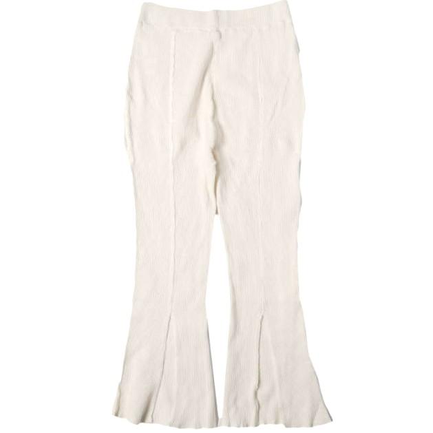 Ray BEAMS レイビームス ワッフルバックスリットパンツ 63-23-0272-101 0 OFF WHITE イージー サーマル フレア ボトムス g27329 |  | 01