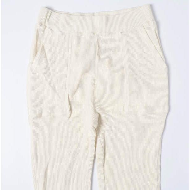 Ray BEAMS レイビームス ワッフルバックスリットパンツ 63-23-0272-101 0 OFF WHITE イージー サーマル フレア ボトムス g27329 |  | 03