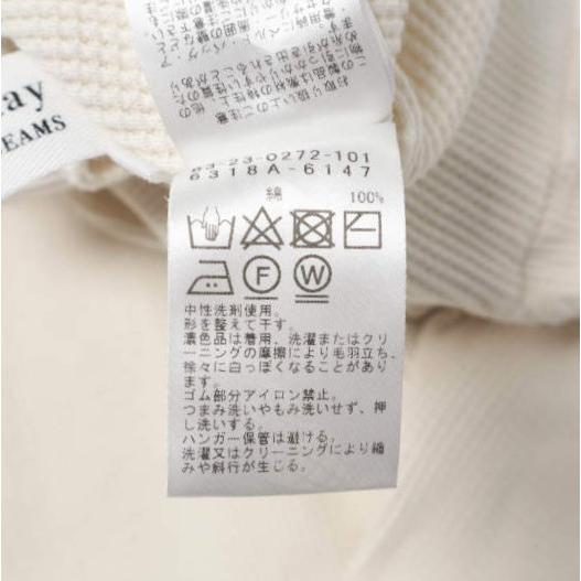 Ray BEAMS レイビームス ワッフルバックスリットパンツ 63-23-0272-101 0 OFF WHITE イージー サーマル フレア ボトムス g27329 |  | 07