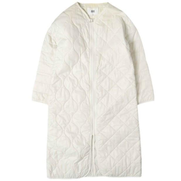 RBS Ray BEAMS アールビーエス レイビームス キルト切り替え ロングコート 63-19-0105-747 0 WHITE 定価29,700円 キルティング アウター | 