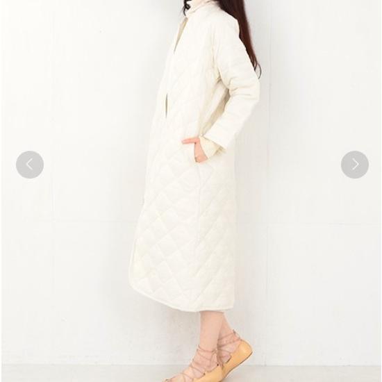 RBS Ray BEAMS アールビーエス レイビームス キルト切り替え ロングコート 63-19-0105-747 0 WHITE 定価29,700円 キルティング アウター |  | 02