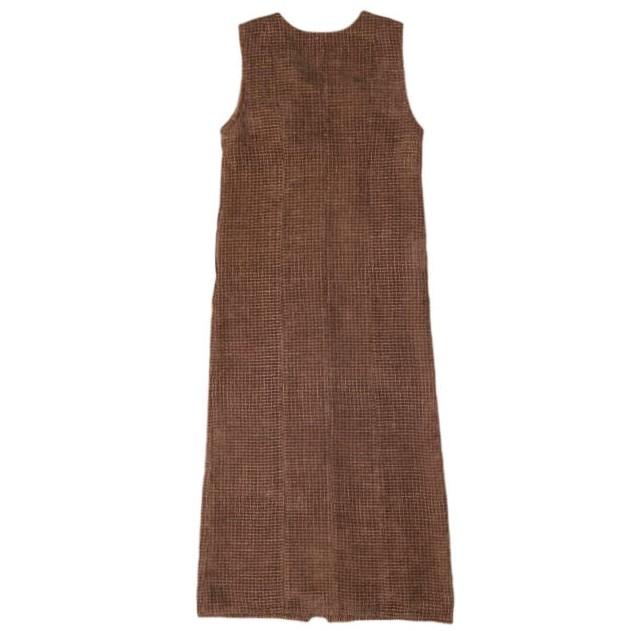 Ray BEAMS レイビームス 25AW ツイードスタッズノースリーブワンピース 61-26-1280-370 1 BROWN ロング ジレ ベスト トップス g27336 |  | 01