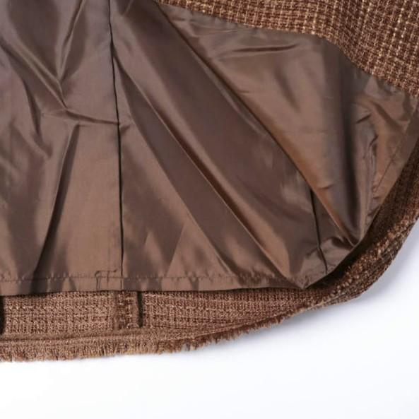 Ray BEAMS レイビームス 25AW ツイードスタッズノースリーブワンピース 61-26-1280-370 1 BROWN ロング ジレ ベスト トップス g27336 |  | 07