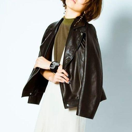 RBS Ray BEAMS アールビーエス レイビームス バックタック ラムレザー ダブルライダースジャケット 63-18-0050-594 0 BLACK 定価68,200円 |  | 02