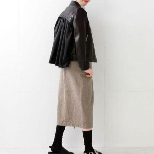 RBS Ray BEAMS アールビーエス レイビームス バックタック ラムレザー ダブルライダースジャケット 63-18-0050-594 0 BLACK 定価68,200円 |  | 03