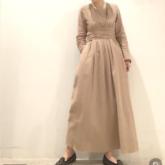 RBS Ray BEAMS アールビーエス レイビームス 後ろ結び マキシワンピース 63-26-0399-747 ONE SIZE PURPLE 長袖 ドレス トップス g27345 |  | 02