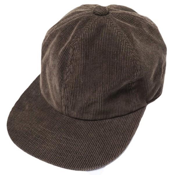 LIVING CONCEPT x NINE TAILOR リビングコンセプト ナインテイラー 別注 日本製 コーデュロイ6パネルキャップ Free BROWN サンプル品 帽子 | 