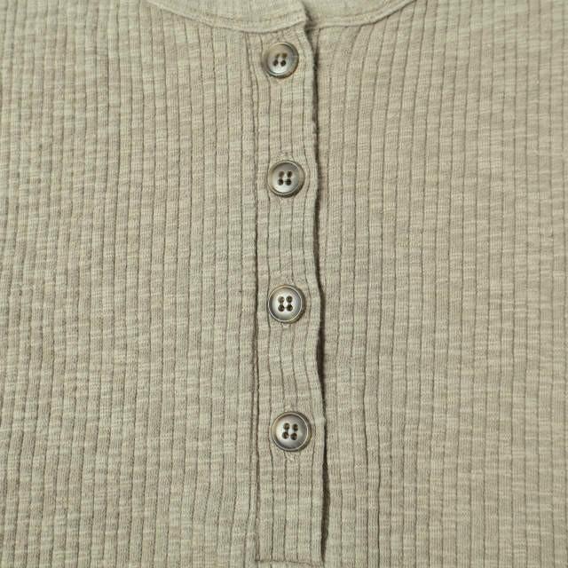 Munich ミューニック 日本製 コットンスラブリブ ヘンリーネックノースリーブワンピース MN201U28 ONE SIZE KHAKI ニット トップス g27358 |  | 04