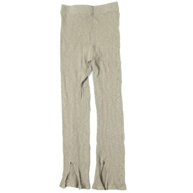 Munich ミューニック 日本製 バックスリット コットンリブ レギンス MN201P29 S KHAKI ニット パンツ ボトムス g27359 |  | 01