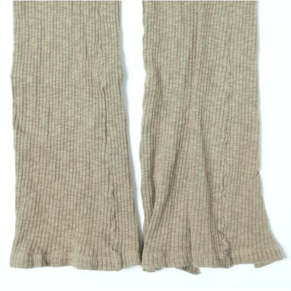 Munich ミューニック 日本製 バックスリット コットンリブ レギンス MN201P29 S KHAKI ニット パンツ ボトムス g27359 |  | 04