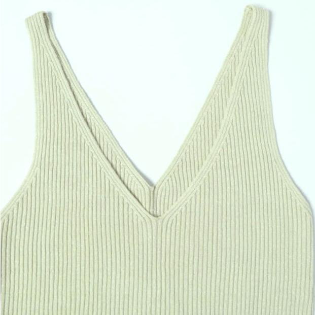 Pilgrim Surf+Supply ピルグリム サーフ+サプライ 19SS June Knit Tank Top リネンリブニットタンクトップ 37-05-0011-048 1 Light Green |  | 03