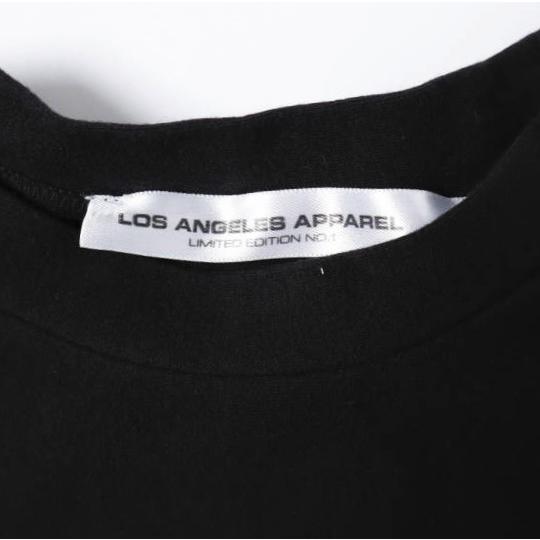 LOS ANGELES APPAREL ロサンゼルスアパレル アメリカ製 Tシャツロングワンピース S ブラック 半袖 ドレス LIMITED EDITION NO.1 トップス |  | 02