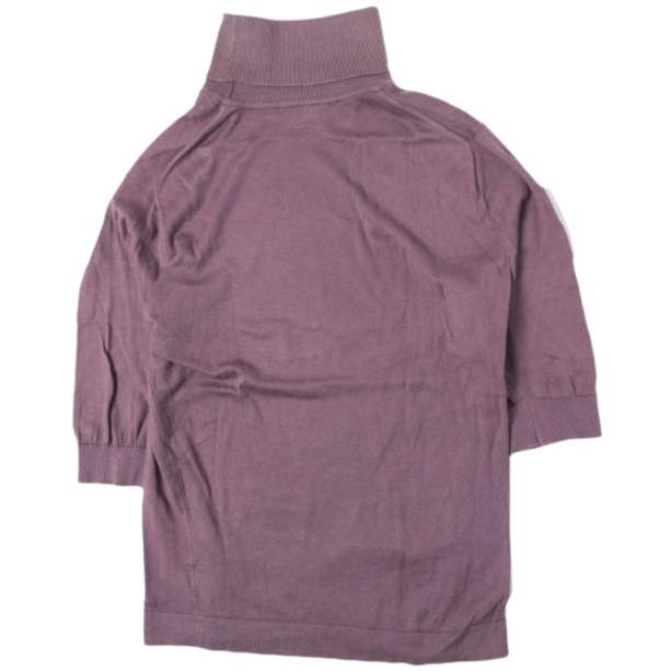 JOHN SMEDLEY ジョンスメドレー イギリス製 ハイゲージコットンタートルネックニット S PURPLE セーター 五分袖 トップス g27366 |  | 01