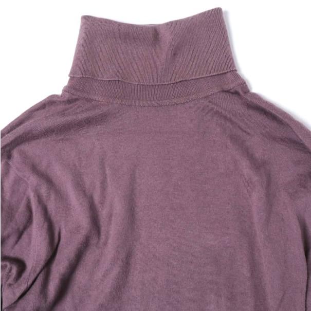 JOHN SMEDLEY ジョンスメドレー イギリス製 ハイゲージコットンタートルネックニット S PURPLE セーター 五分袖 トップス g27366 |  | 02