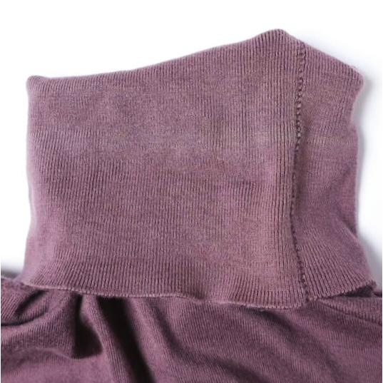 JOHN SMEDLEY ジョンスメドレー イギリス製 ハイゲージコットンタートルネックニット S PURPLE セーター 五分袖 トップス g27366 |  | 08