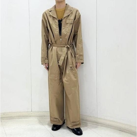 International Gallery BEAMS ビームス ミリタリーフライトスーツ 23-24-0025-262 M BEIGE ジャンプスーツ IG 定価53,900円 オールインワン |  | 02